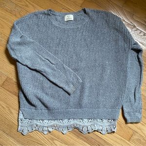 Urban outfitters Pins and Needles sweater with lace